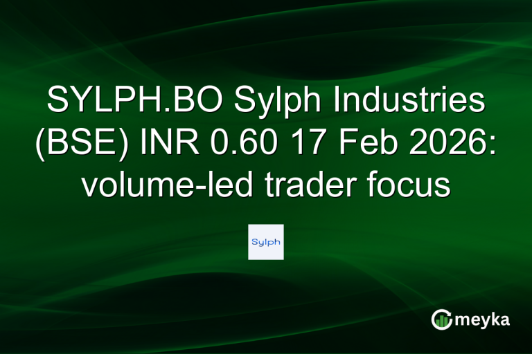 SYLPH.BO Sylph Industries (BSE) INR 0.60 17 Feb 2026: volume-led trader focus