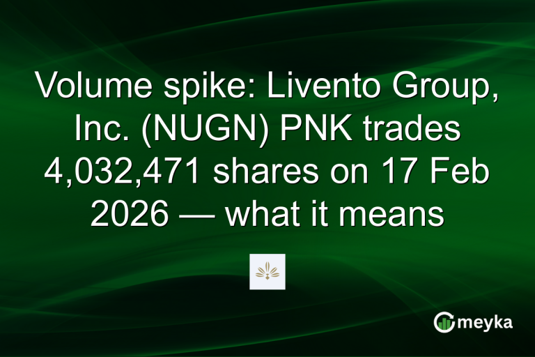 Volume spike: Livento Group, Inc. (NUGN) PNK trades 4,032,471 shares on 17 Feb 2026 — what it means