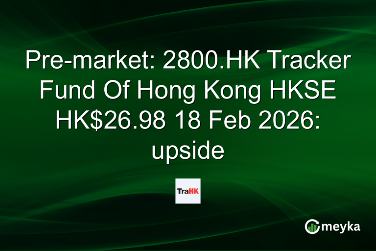 Pre-market: 2800.HK Tracker Fund Of Hong Kong HKSE HK$26.98 18 Feb 2026: upside