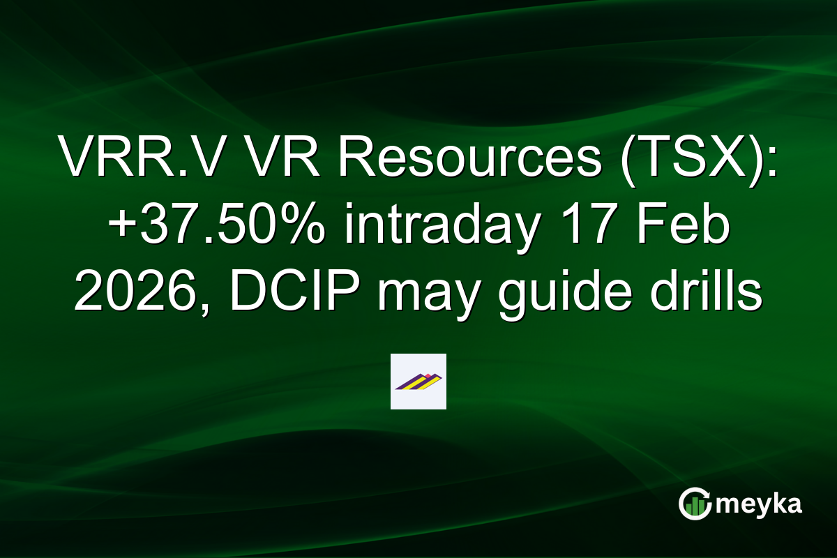 VRR.V VR Resources (TSX): +37.50% intraday 17 Feb 2026, DCIP may guide drills