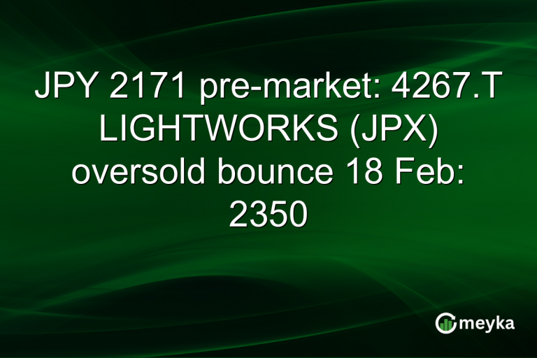 JPY 2171 pre-market: 4267.T LIGHTWORKS (JPX) oversold bounce 18 Feb: 2350