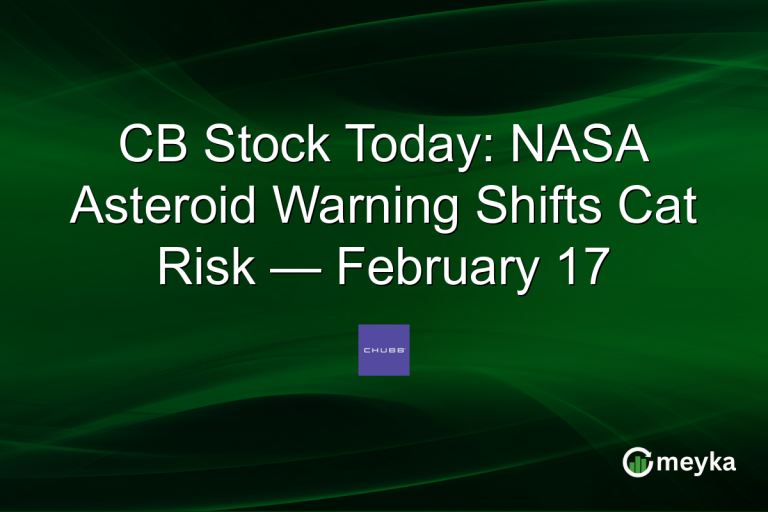 CB Stock Today: NASA Asteroid Warning Shifts Cat Risk — February 17