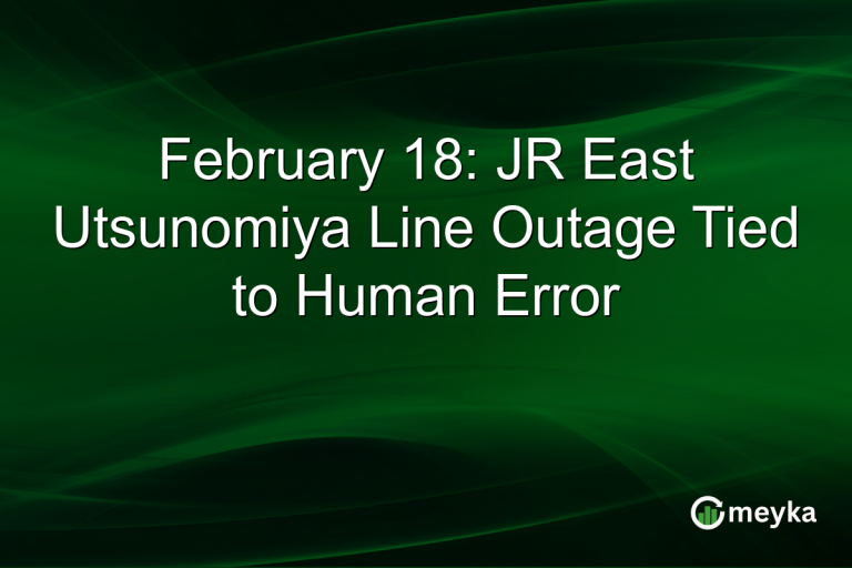 February 18: JR East Utsunomiya Line Outage Tied to Human Error