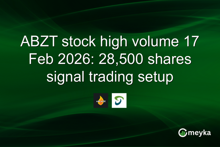 ABZT stock high volume 17 Feb 2026: 28,500 shares signal trading setup