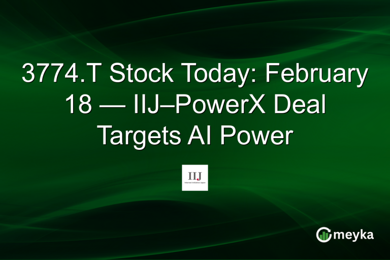 3774.T Stock Today: February 18 — IIJ–PowerX Deal Targets AI Power