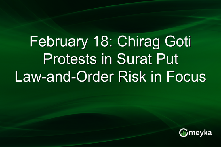 February 18: Chirag Goti Protests in Surat Put Law-and-Order Risk in Focus