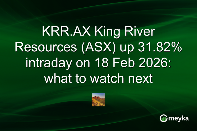KRR.AX King River Resources (ASX) up 31.82% intraday on 18 Feb 2026: what to watch next