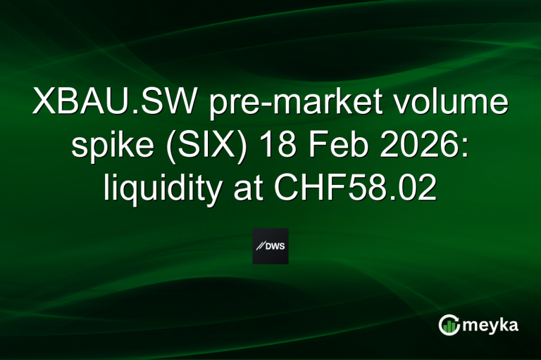 XBAU.SW pre-market volume spike (SIX) 18 Feb 2026: liquidity at CHF58.02