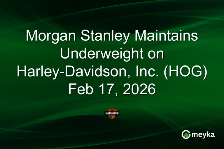 Morgan Stanley Maintains Underweight on Harley-Davidson, Inc. (HOG) Feb 17, 2026
