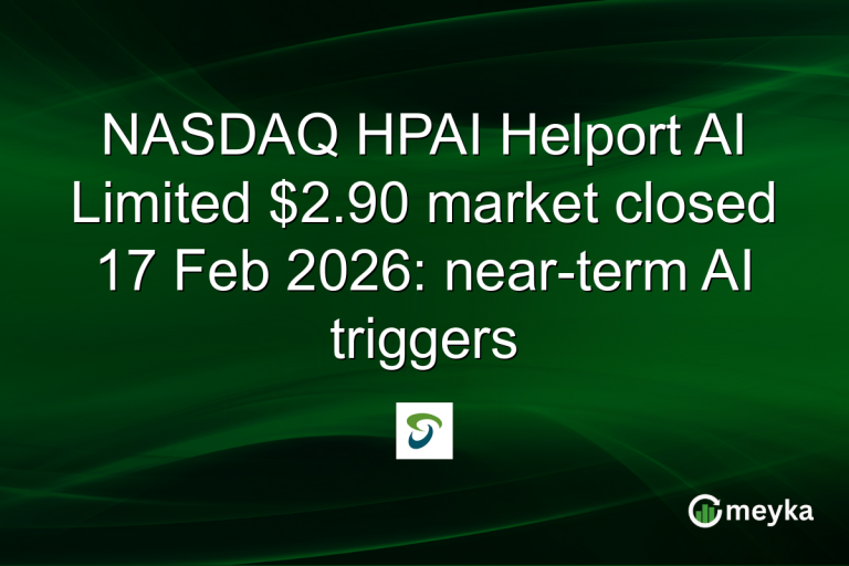 NASDAQ HPAI Helport AI Limited $2.90 market closed 17 Feb 2026: near-term AI triggers