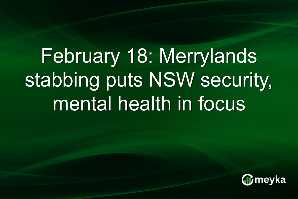 February 18: Merrylands stabbing puts NSW security, mental health in focus