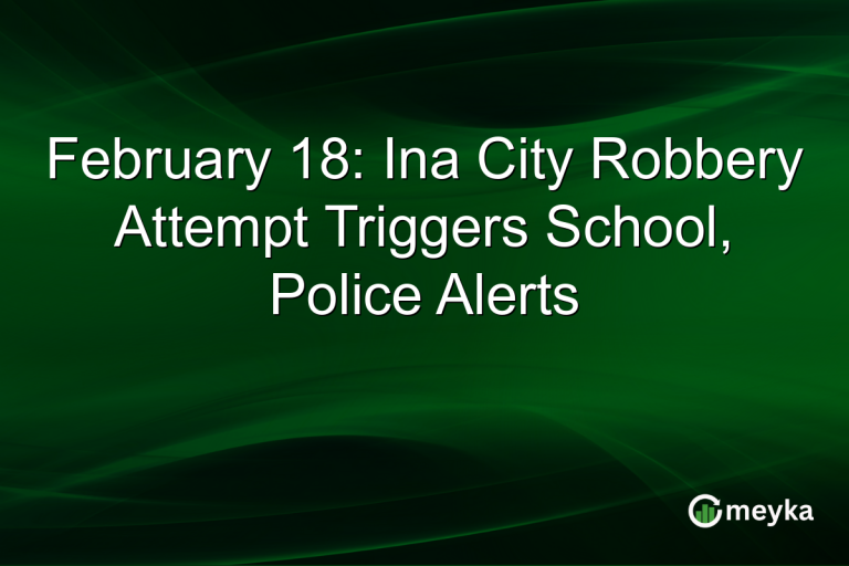 February 18: Ina City Robbery Attempt Triggers School, Police Alerts