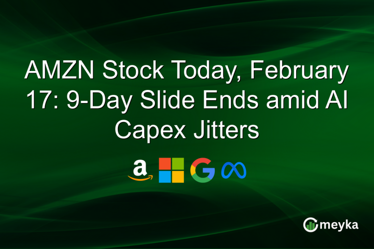 AMZN Stock Today, February 17: 9-Day Slide Ends amid AI Capex Jitters