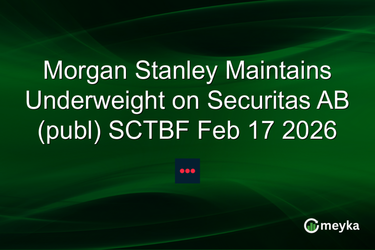 Morgan Stanley Maintains Underweight on Securitas AB (publ) SCTBF Feb 17 2026