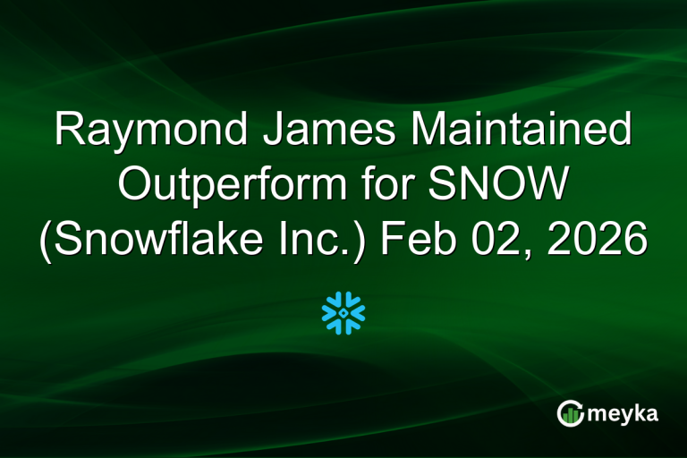 Raymond James Maintained Outperform for SNOW (Snowflake Inc.) Feb 02, 2026