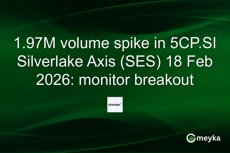 1.97M volume spike in 5CP.SI Silverlake Axis (SES) 18 Feb 2026: monitor breakout