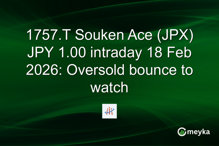 1757.T Souken Ace (JPX) JPY 1.00 intraday 18 Feb 2026: Oversold bounce to watch