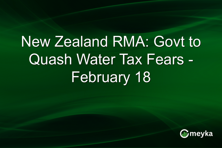 New Zealand RMA: Govt to Quash Water Tax Fears - February 18