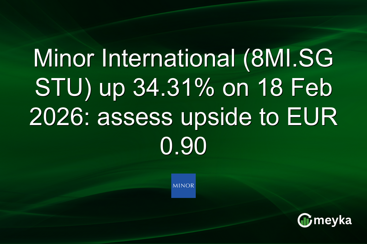 Minor International (8MI.SG STU) up 34.31% on 18 Feb 2026: assess upside to EUR 0.90