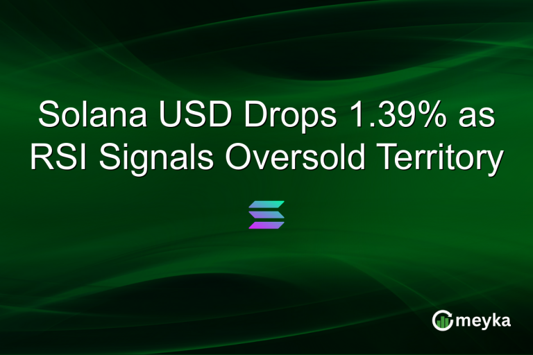 Solana USD Drops 1.39% as RSI Signals Oversold Territory