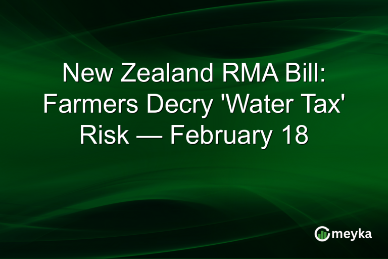 New Zealand RMA Bill: Farmers Decry 'Water Tax' Risk — February 18