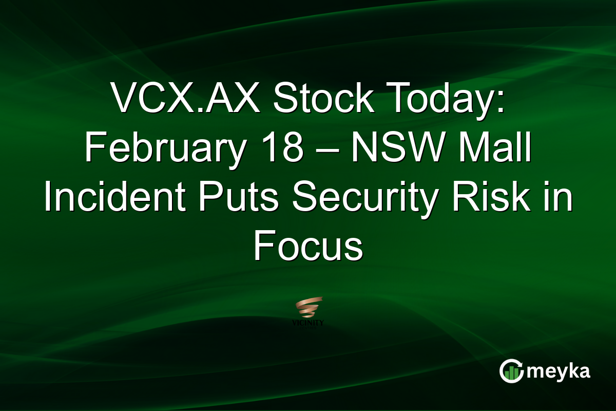 VCX.AX Stock Today: February 18 – NSW Mall Incident Puts Security Risk in Focus