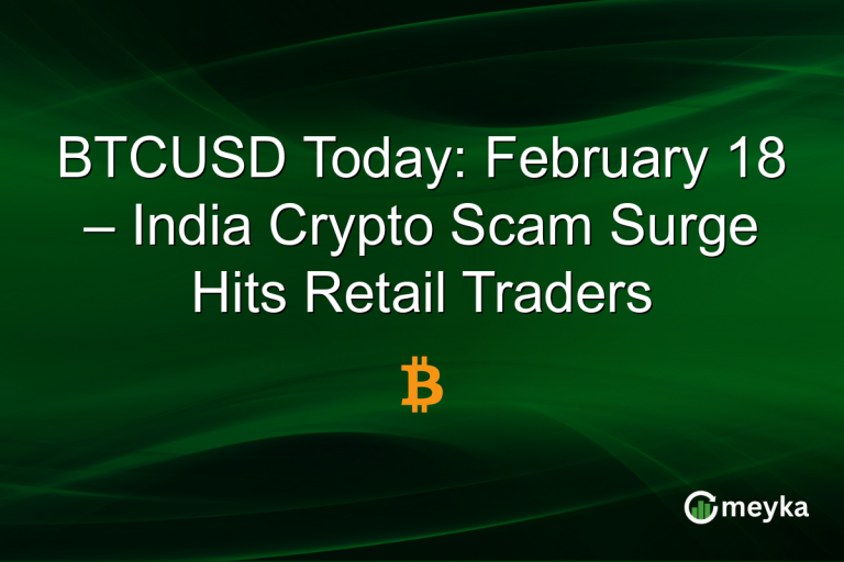 BTCUSD Today: February 18 – India Crypto Scam Surge Hits Retail Traders
