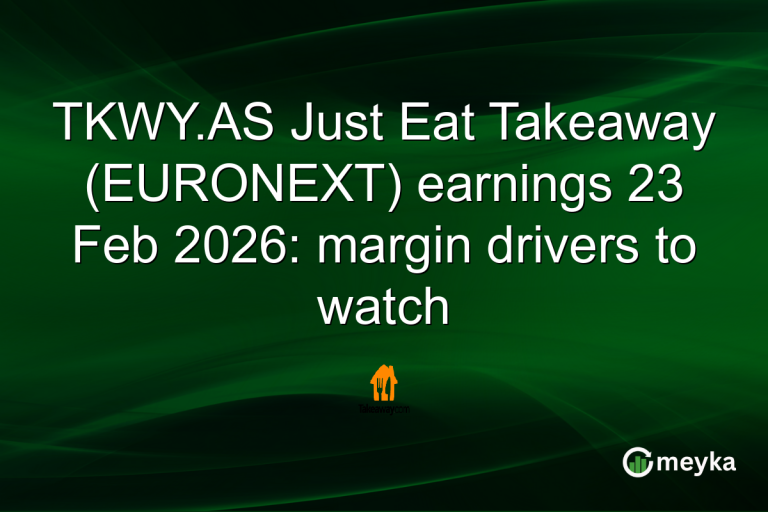 TKWY.AS Just Eat Takeaway (EURONEXT) earnings 23 Feb 2026: margin drivers to watch