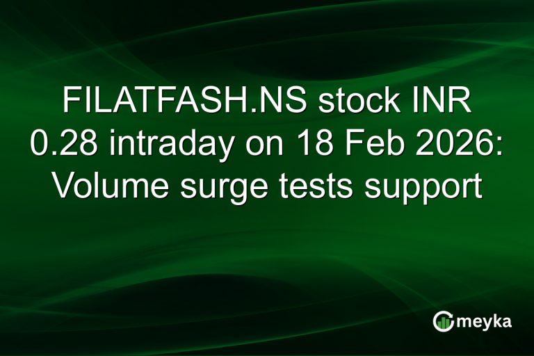FILATFASH.NS stock INR 0.28 intraday on 18 Feb 2026: Volume surge tests support