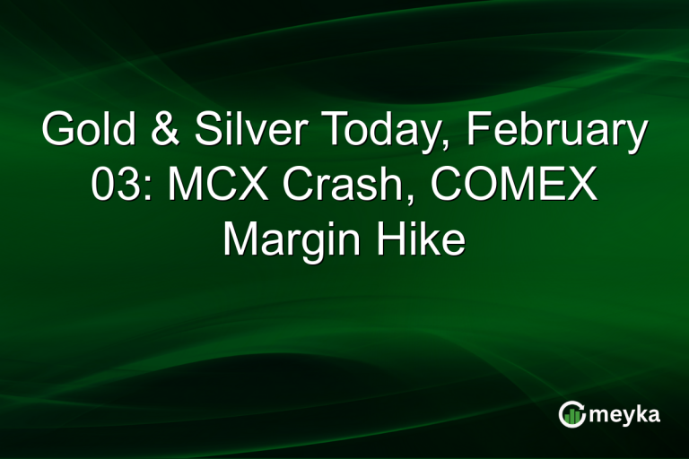 Gold & Silver Today, February 03: MCX Crash, COMEX Margin Hike