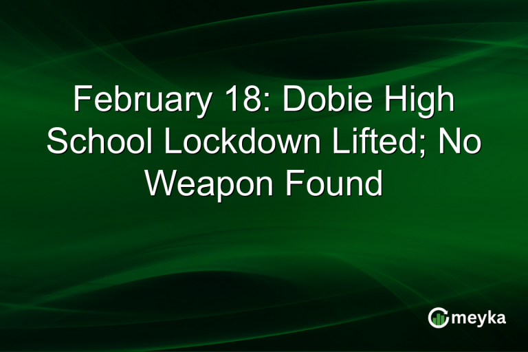 February 18: Dobie High School Lockdown Lifted; No Weapon Found