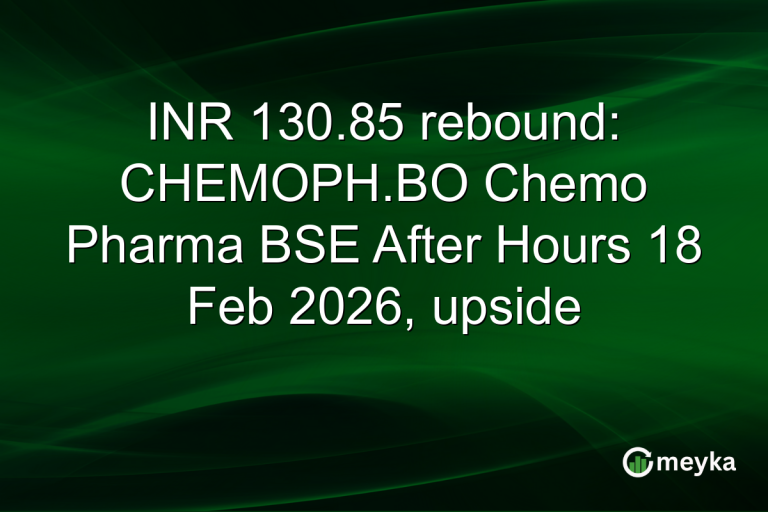INR 130.85 rebound: CHEMOPH.BO Chemo Pharma BSE After Hours 18 Feb 2026, upside