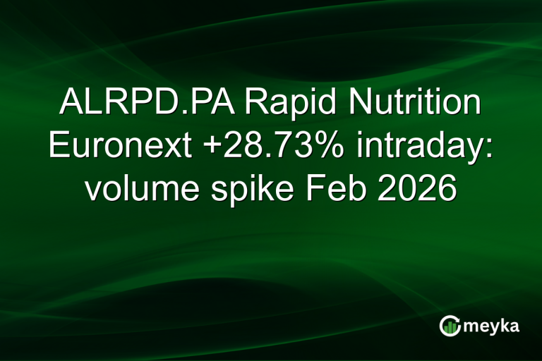 ALRPD.PA Rapid Nutrition Euronext +28.73% intraday: volume spike Feb 2026