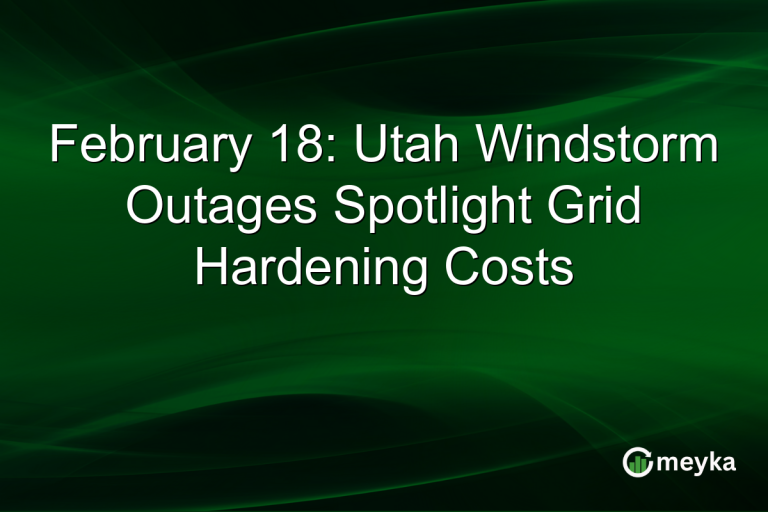 February 18: Utah Windstorm Outages Spotlight Grid Hardening Costs
