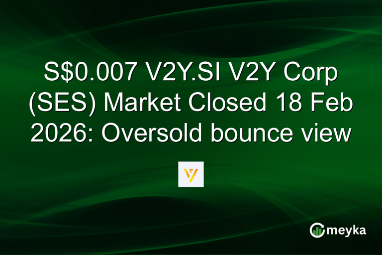 S$0.007 V2Y.SI V2Y Corp (SES) Market Closed 18 Feb 2026: Oversold bounce view