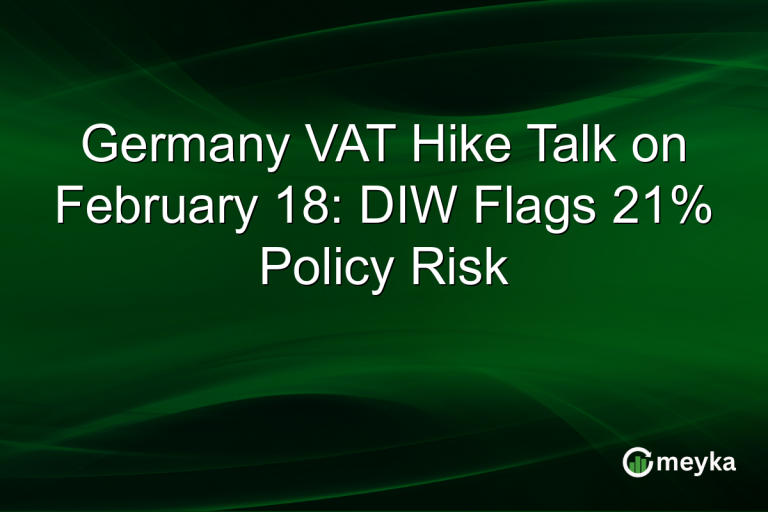 Germany VAT Hike Talk on February 18: DIW Flags 21% Policy Risk