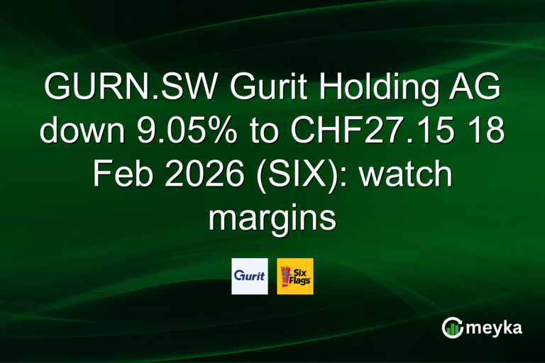 GURN.SW Gurit Holding AG down 9.05% to CHF27.15 18 Feb 2026 (SIX): watch margins