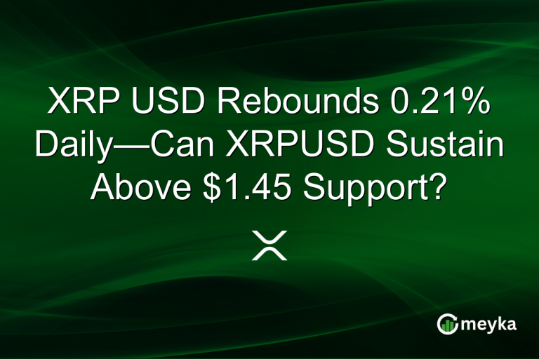 XRP USD Rebounds 0.21% Daily—Can XRPUSD Sustain Above $1.45 Support?