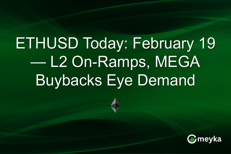 ETHUSD Today: February 19 — L2 On-Ramps, MEGA Buybacks Eye Demand