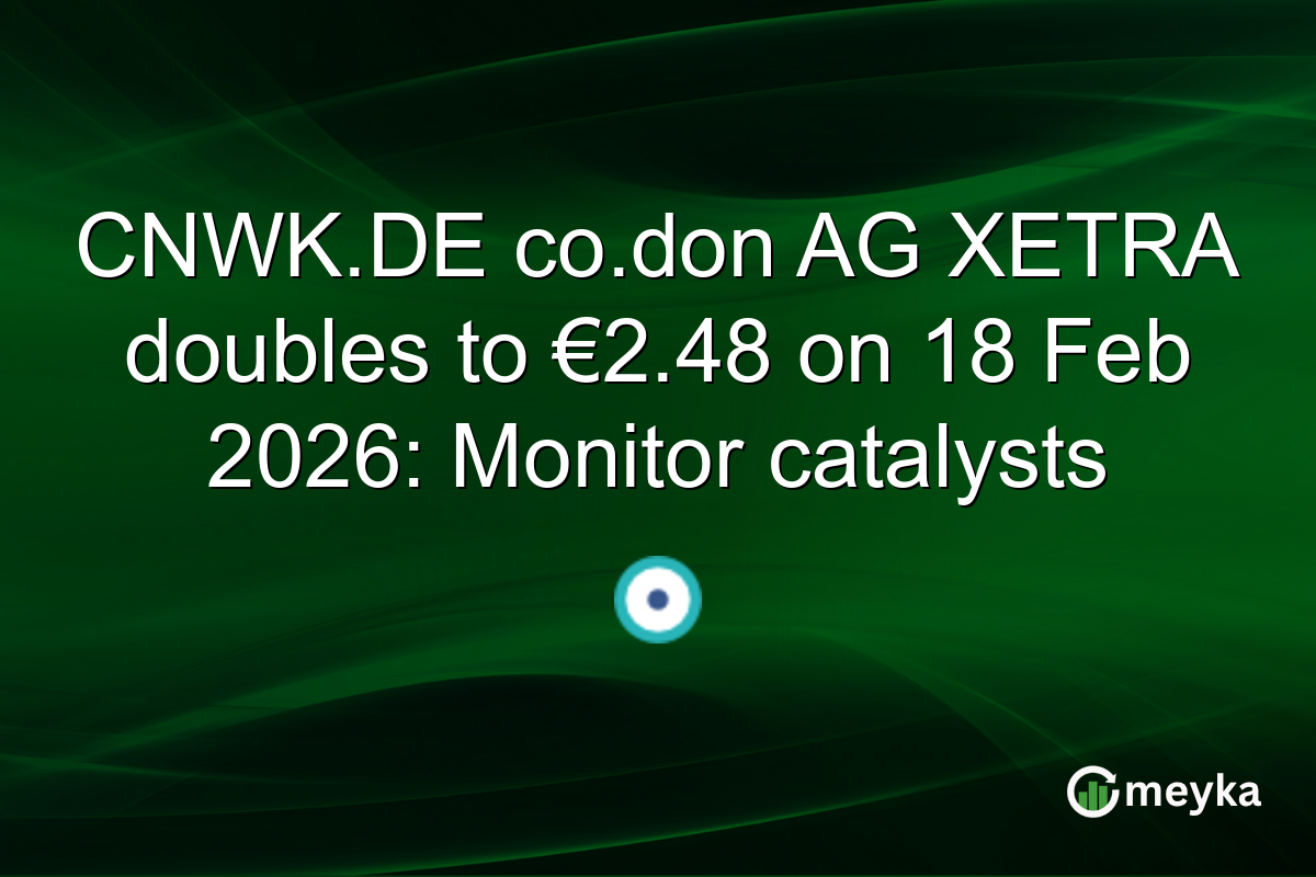CNWK.DE co.don AG XETRA doubles to €2.48 on 18 Feb 2026: Monitor catalysts