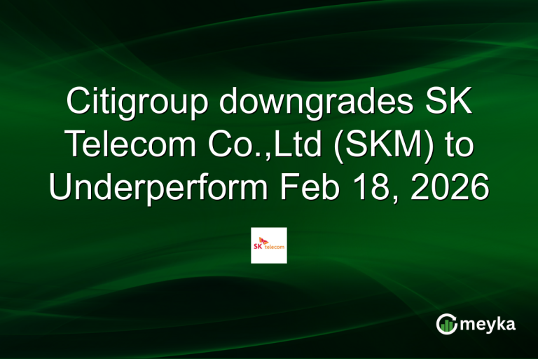 Citigroup downgrades SK Telecom Co.,Ltd (SKM) to Underperform Feb 18, 2026