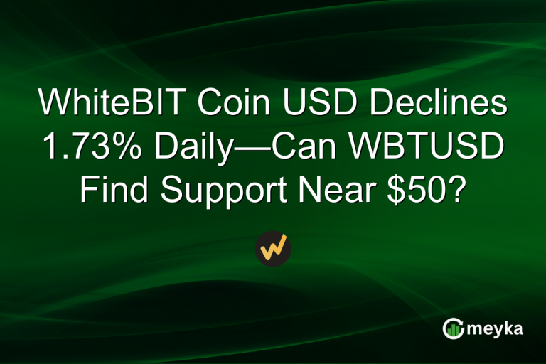 WhiteBIT Coin USD Declines 1.73% Daily—Can WBTUSD Find Support Near $50?