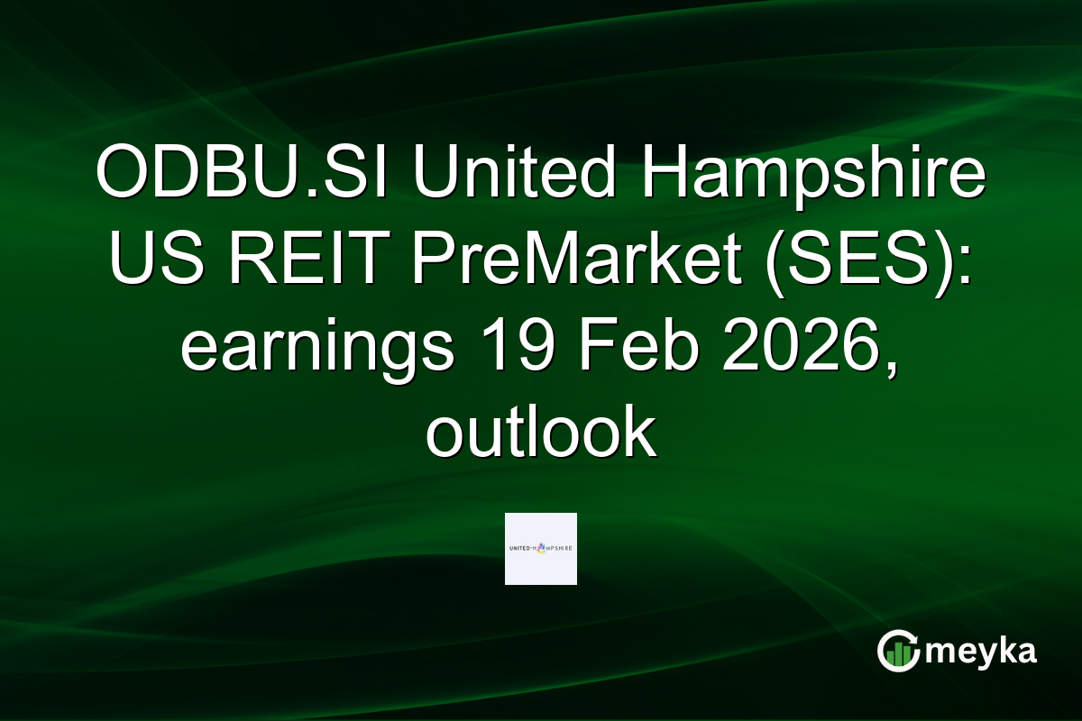 ODBU.SI United Hampshire US REIT PreMarket (SES): earnings 19 Feb 2026, outlook
