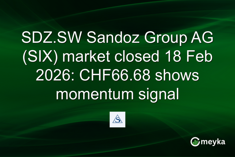SDZ.SW Sandoz Group AG (SIX) market closed 18 Feb 2026: CHF66.68 shows momentum signal