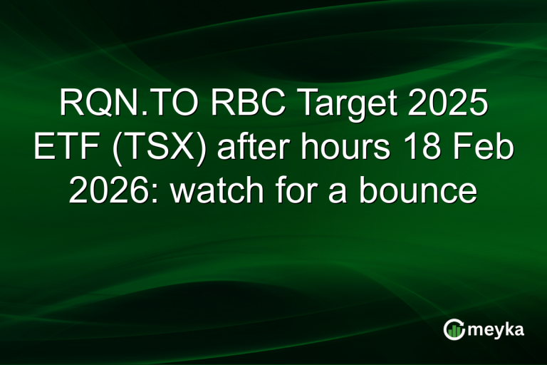 RQN.TO RBC Target 2025 ETF (TSX) after hours 18 Feb 2026: watch for a bounce