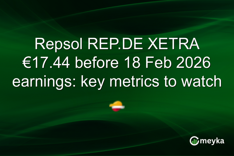 Repsol REP.DE XETRA €17.44 before 18 Feb 2026 earnings: key metrics to watch