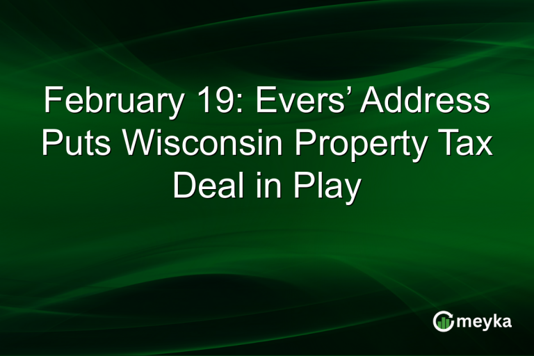 February 19: Evers’ Address Puts Wisconsin Property Tax Deal in Play