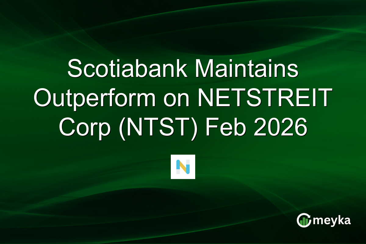 Scotiabank Maintains Outperform on NETSTREIT Corp (NTST) Feb 2026