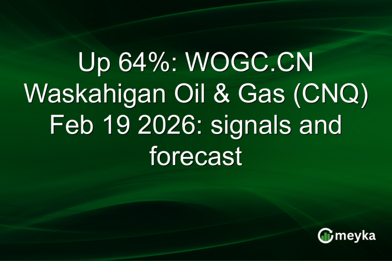 Up 64%: WOGC.CN Waskahigan Oil & Gas (CNQ) Feb 19 2026: signals and forecast
