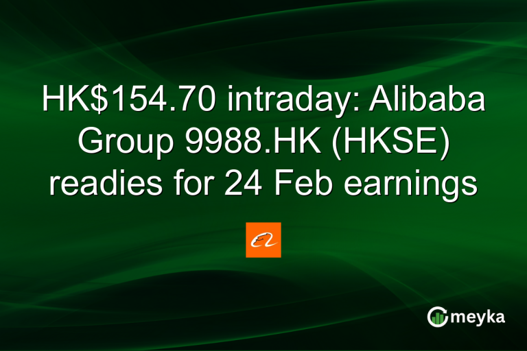 HK$154.70 intraday: Alibaba Group 9988.HK (HKSE) readies for 24 Feb earnings